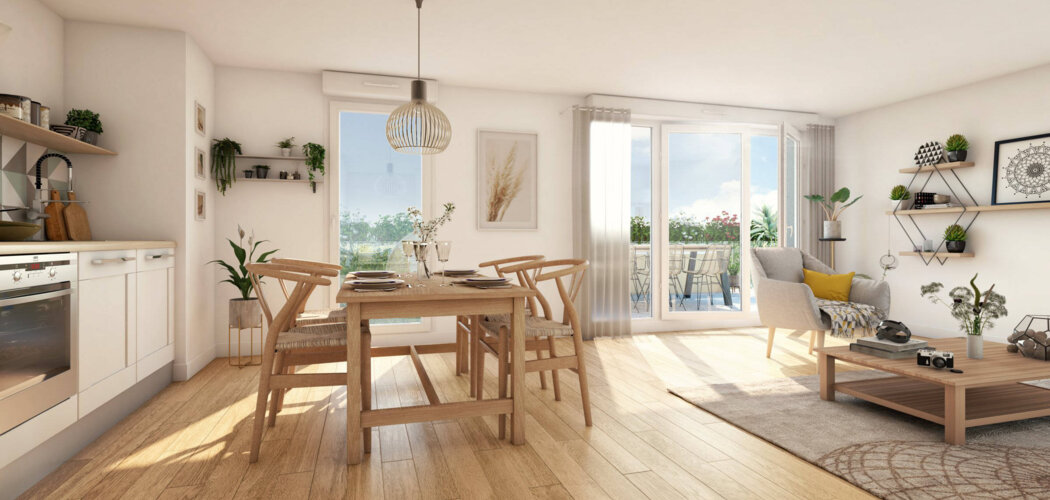 Programme immobilier neuf Essen'ciel - Othis : Appartements studio–T3 avec terrasses, parking et volumes fonctionnels proche du centre-ville (77280) - Référence : 6197
