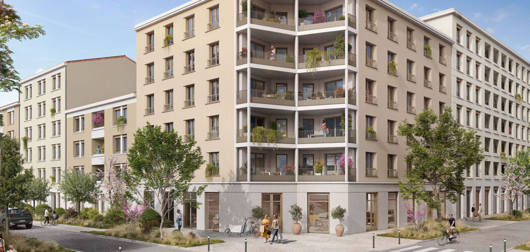 Programme immobilier neuf BE HAPPY - Oullins-Pierre-Bénite quartier Saulaie métro B à pied (69600) - Référence : 17211