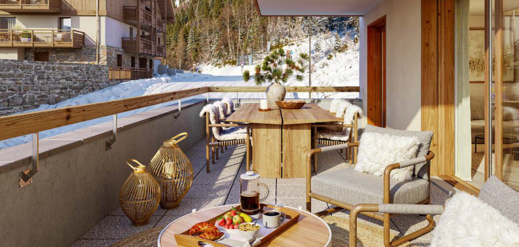 Programme immobilier neuf Les balcons d'argent - Oz 3300 résidence au pied des pistes en pleine nature (38114) - Référence : 17530