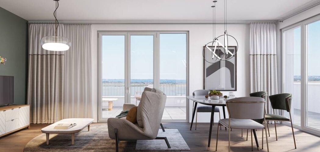 Programme immobilier neuf REFLET - Paimboeuf : appartements neufs du 2 au 4 pièces en environnement paisible face à la Loire (44560) - Référence : 7608