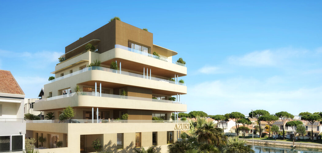 Programme immobilier neuf AZURI - Palavas-les-Flots à proximité de Montpellier (34250) - Référence : 15175