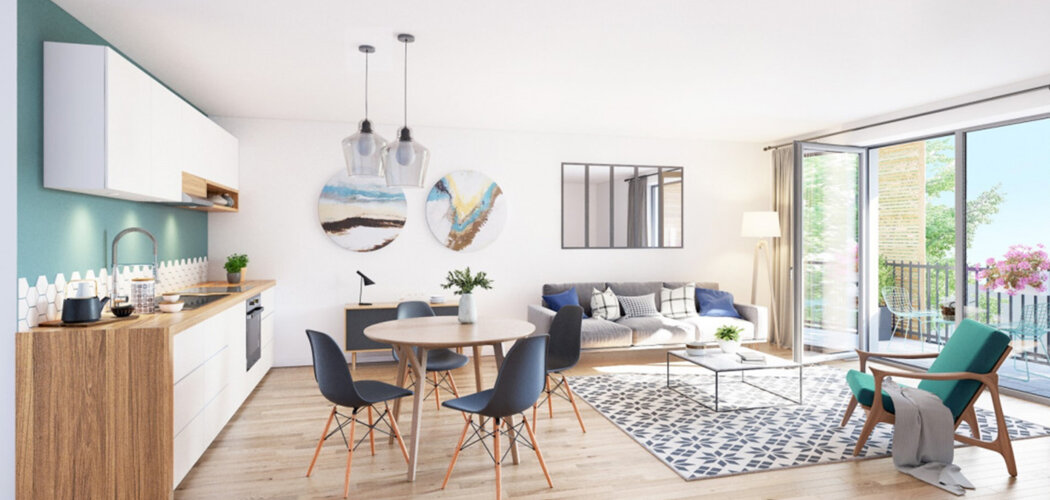 Programme immobilier neuf 98 Paris Est - Pantin à proximité immédiate du métro 7 (93500) - Référence : 16650