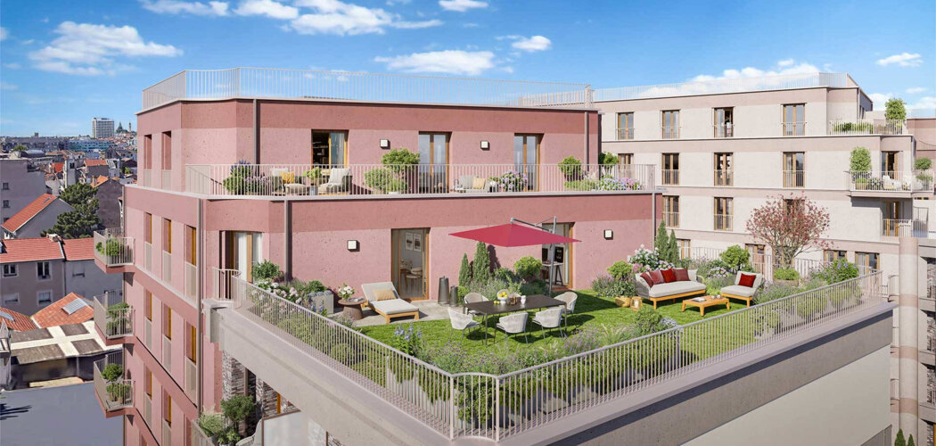 Programme immobilier neuf Les Jardins Kléber - Pantin à quelques pas du métro 5 (93500) - Référence : 16572