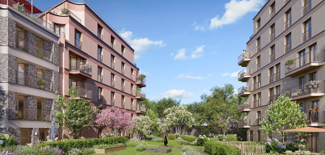 Programme immobilier neuf Les Jardins Kléber - Pantin à quelques pas du métro 5 (93500) - Référence : 16572