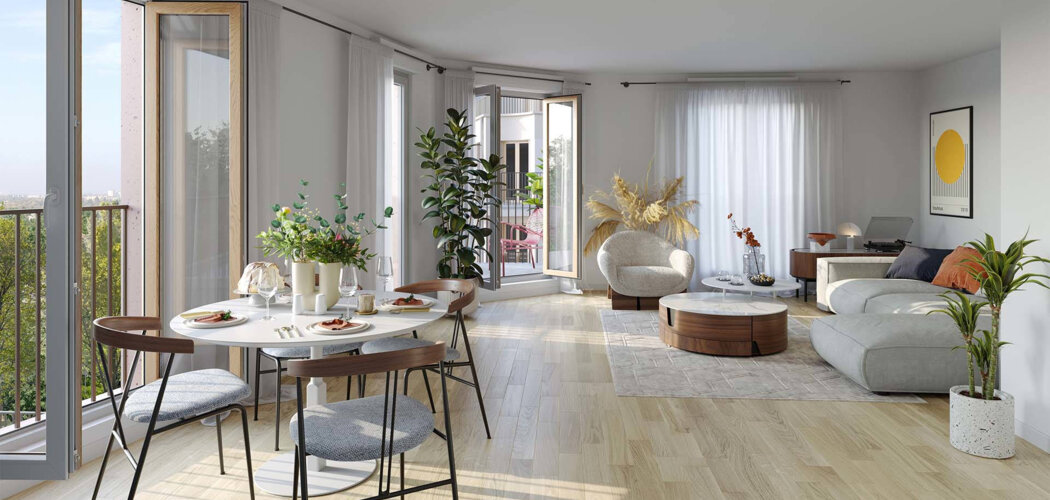 Programme immobilier neuf Les Jardins Kléber - Pantin à quelques pas du métro 5 (93500) - Référence : 16572
