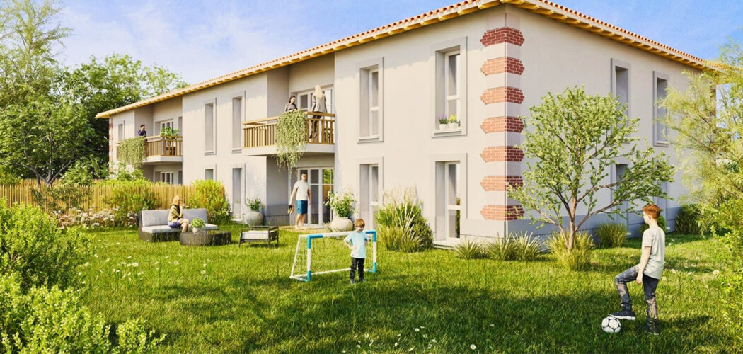 Programme immobilier neuf Résidence Poésia - Parentis-en-Born à proximité des  plages océanes (40160) - Référence : 17797