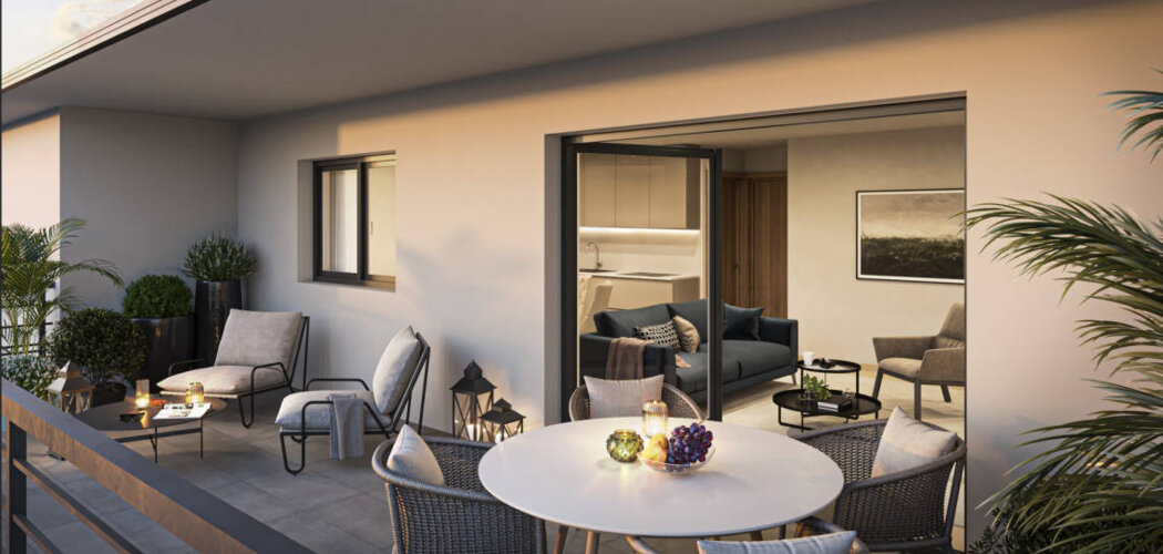 Programme immobilier neuf Les Terrasses de Parentis - Parentis-en-Born : appartements neufs du studio au 3 pièces à 150 m de la Place de l’église (40160) - Référence : 15465