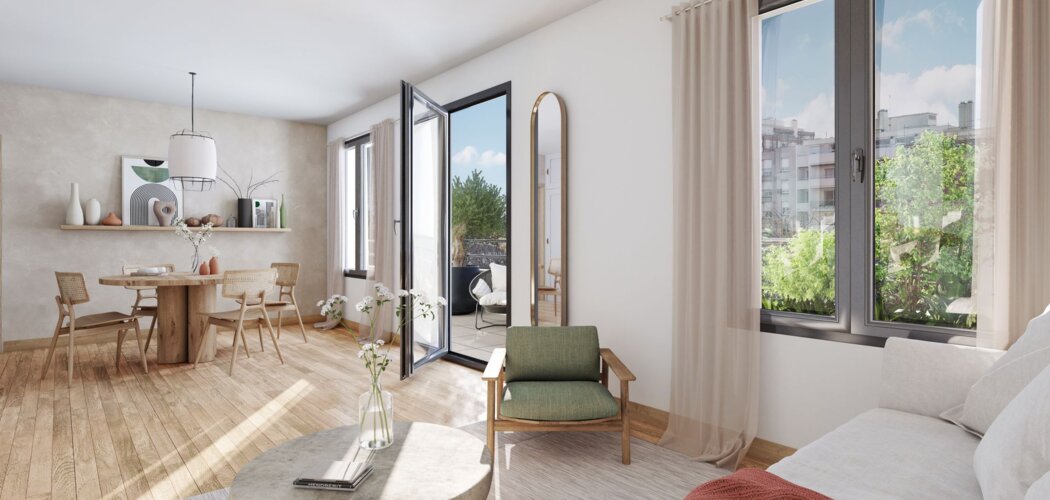Programme immobilier neuf LES TERRASSES DE LA ROTONDE - Paris 12 proche métro 8 Porte de Charenton (75012) - Référence : 8875