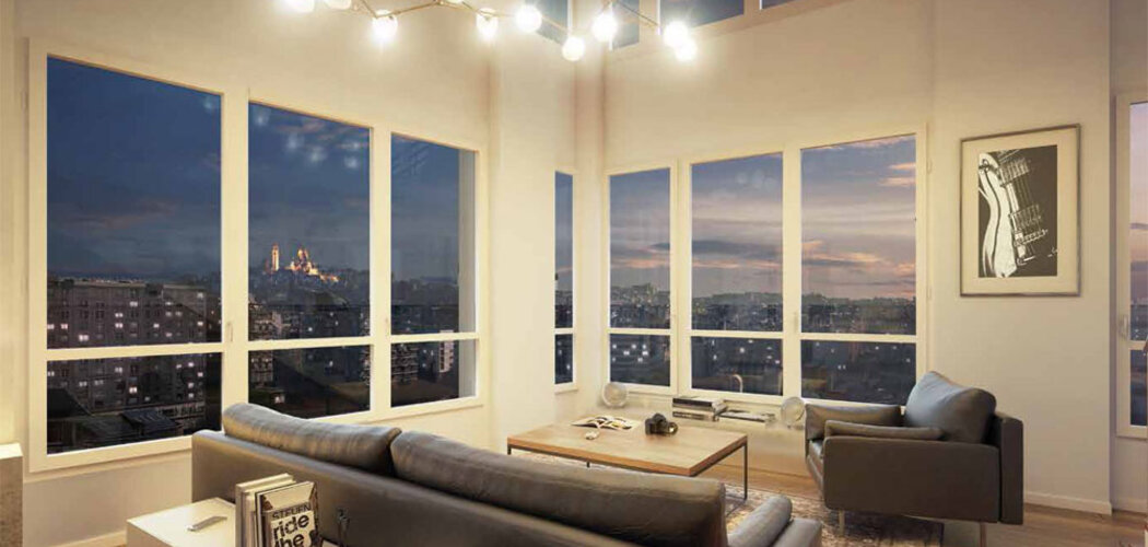 Programme immobilier neuf DIMENSION - Paris 17e : 64 appartements T1–T5 avec vues sur la Tour Eiffel et transports dans le quartier Batignolles-Monceau (75017) - Référence : 174