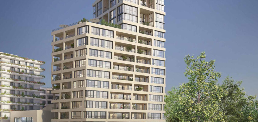 Programme immobilier neuf DIMENSION - Paris 17e : 64 appartements T1–T5 avec vues sur la Tour Eiffel et transports dans le quartier Batignolles-Monceau (75017) - Référence : 174