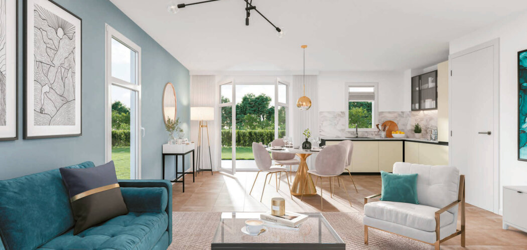 Programme immobilier neuf Domaine Pissarro - Parmain : Maisons T5 avec jardins privatifs, parking sécurisé et proximité Paris (95620) - Référence : 14784