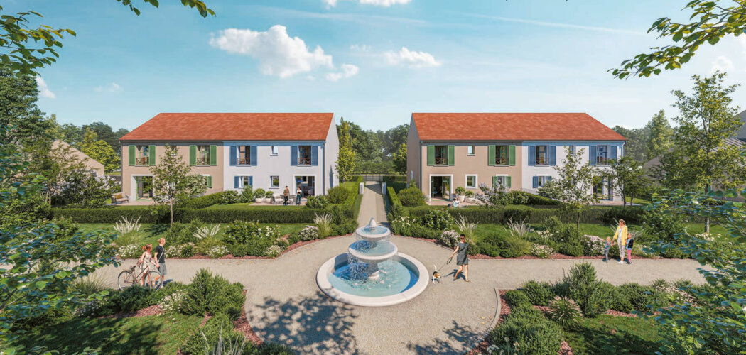 Programme immobilier neuf Domaine Pissarro - Parmain : Maisons T5 avec jardins privatifs, parking sécurisé et proximité Paris (95620) - Référence : 14784