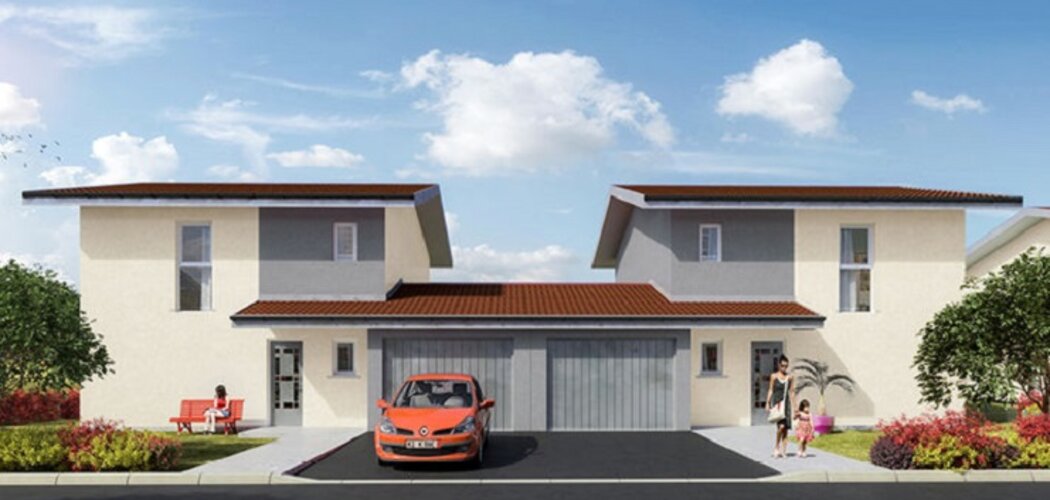 Programme immobilier neuf LE TWIST - Passy : 14 maisons neuves T4–T5 près des écoles et commerces (74190) - Référence : 2427