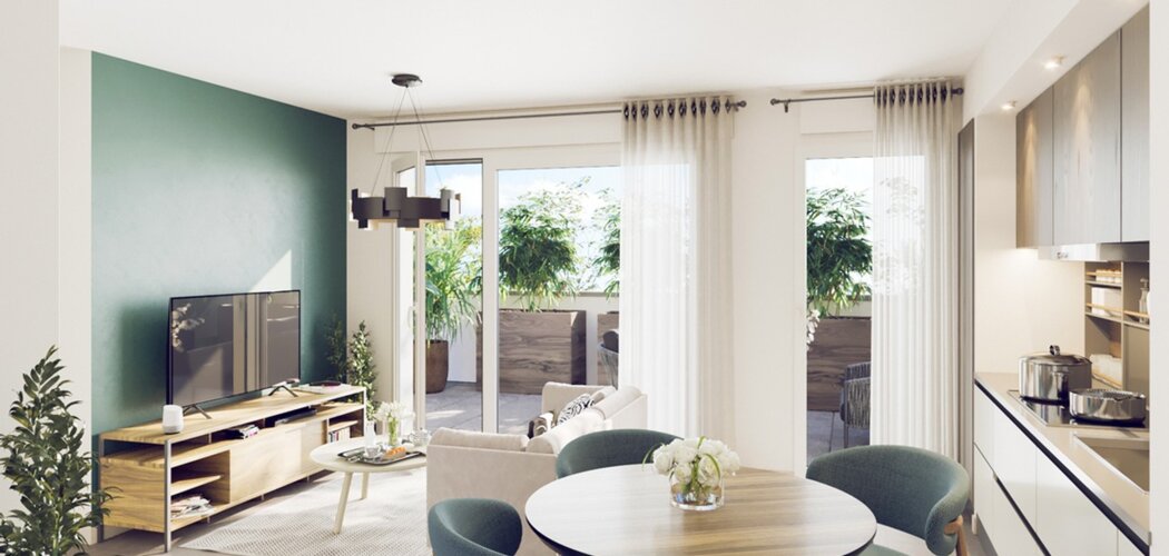 Programme immobilier neuf FAIRPLAY - Pau : appartements neufs du 2 au 4 pièces face à l’hippodrome (64000) - Référence : 15455
