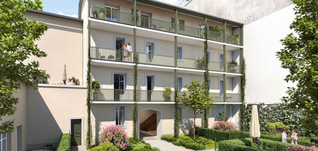 Programme immobilier neuf PASSAGE DU HEDAS - Pau : appartements neufs du studio au 4 pièces en centre-ville (64000) - Référence : 15106