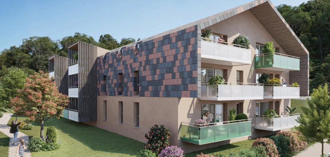 Programme immobilier neuf Résidence du Val Saint Denis - Pavilly : 92 appartements neufs entre forêt et 20 min de Rouen, résidence séniors LMNP (76570) - Référence : 15652