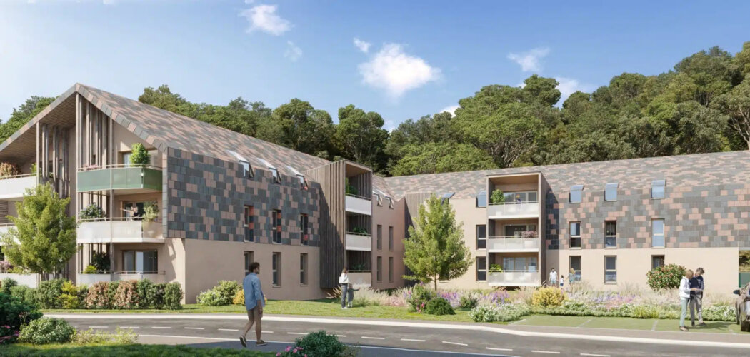 Programme immobilier neuf Résidence du Val Saint Denis - Pavilly : 92 appartements neufs entre forêt et 20 min de Rouen, résidence séniors LMNP (76570) - Référence : 15652