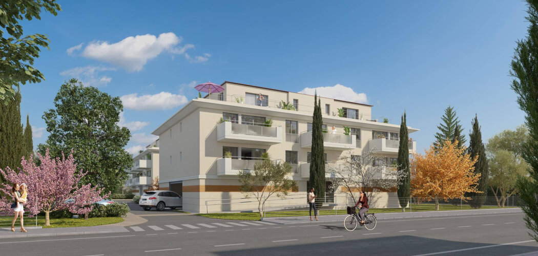 Programme immobilier neuf LES BASTIDES DE SIAGNE - Pégomas : appartements neufs du 2 au 3 pièces en proximité du centre-ville (06580) - Référence : 9983