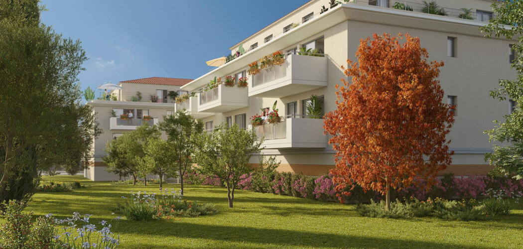 Programme immobilier neuf LES BASTIDES DE SIAGNE - Pégomas : appartements neufs du 2 au 3 pièces en proximité du centre-ville (06580) - Référence : 9983