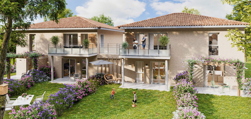 Programme immobilier neuf HARMONY - Pérouges appartements duplex dans un environnement calme et naturel (01800) - Référence : 14117