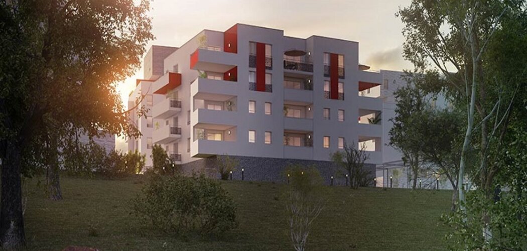 Programme immobilier neuf APARTÉ - Perpignan : 20 appartements T2–T4 avec terrasses, balcons et vues sur le Canigou dans le secteur du Canal Royal (66000) - Référence : 12911