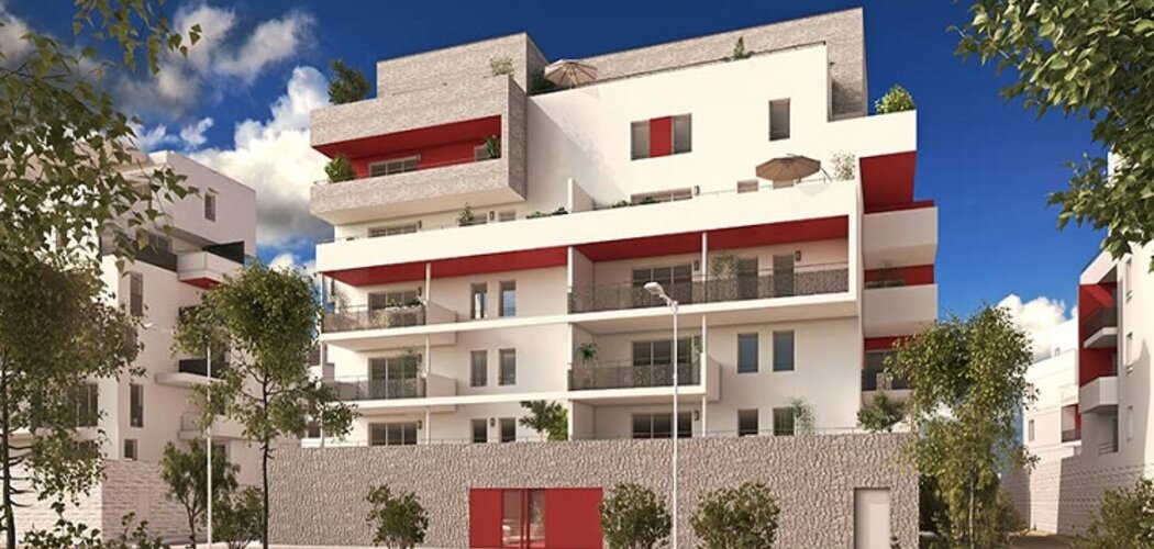 Programme immobilier neuf APARTÉ - Perpignan : 20 appartements T2–T4 avec terrasses, balcons et vues sur le Canigou dans le secteur du Canal Royal (66000) - Référence : 12911