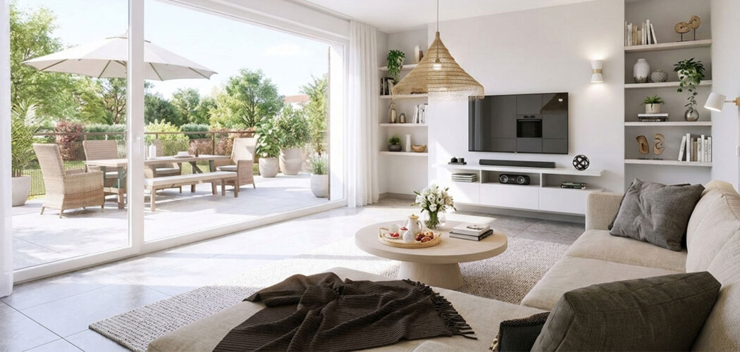 Programme immobilier neuf VILLA SACHA - Perrignier appartements neufs proches Léman Express et Genève (74550) - Référence : 17118