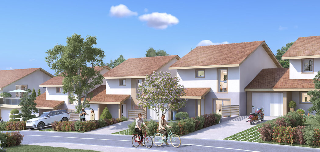 Programme immobilier neuf LES JARDINS DU GENEVRAY - Perrignier proche centre ville (74550) - Référence : 12877