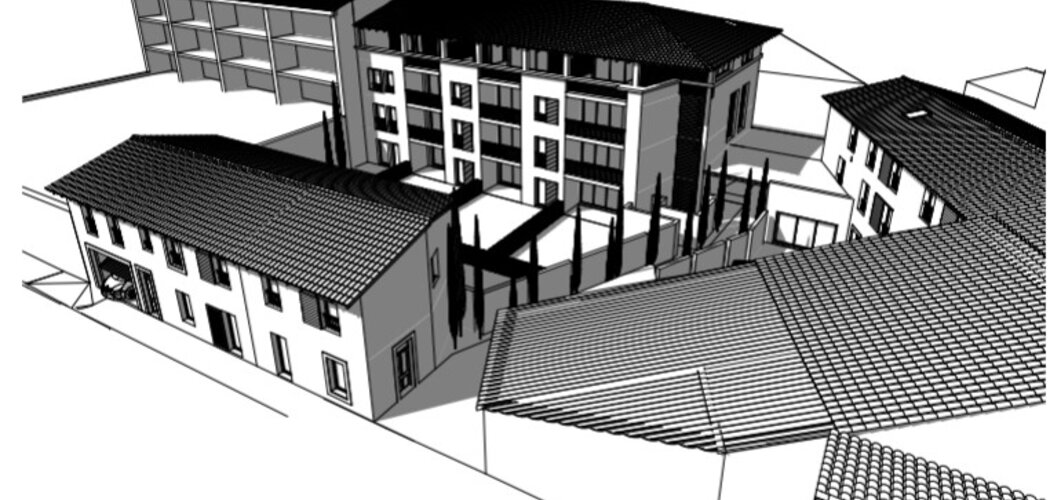 Programme immobilier neuf L'écrin du Poète - Pertuis : appartements neufs du 2 au 3 pièces en cœur de ville (84120) - Référence : 15030