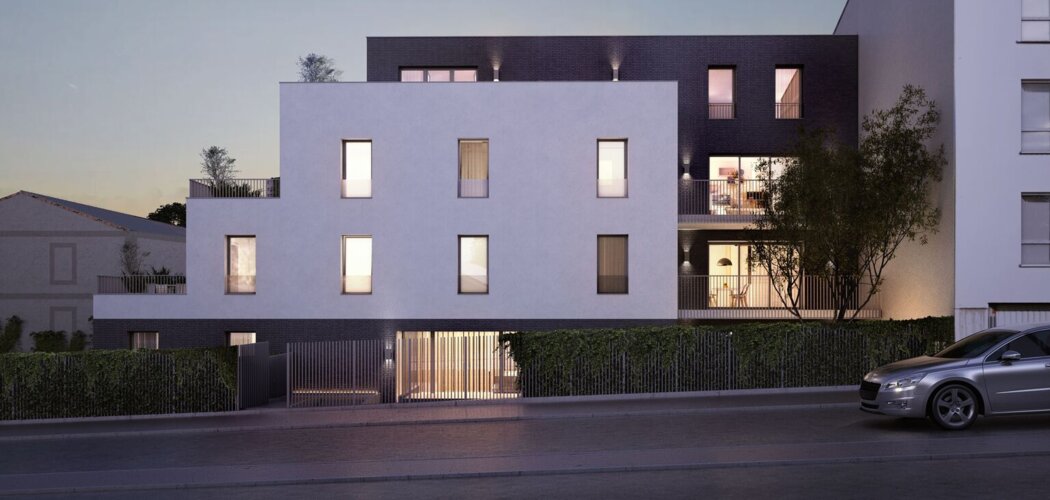 Programme immobilier neuf CONFIDENS - Pessac à 11 min à pied de la gare et du tramway B (33600) - Référence : 18509