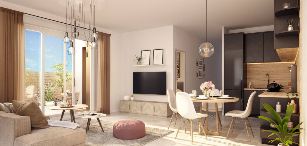 Programme immobilier neuf La Réserve - PESSAC (33) - Pessac : Appartements T2–T4 avec balcons, jardins et RT2012 à 10 min de la Forêt du Bourgailh (33600) - Référence : 14251