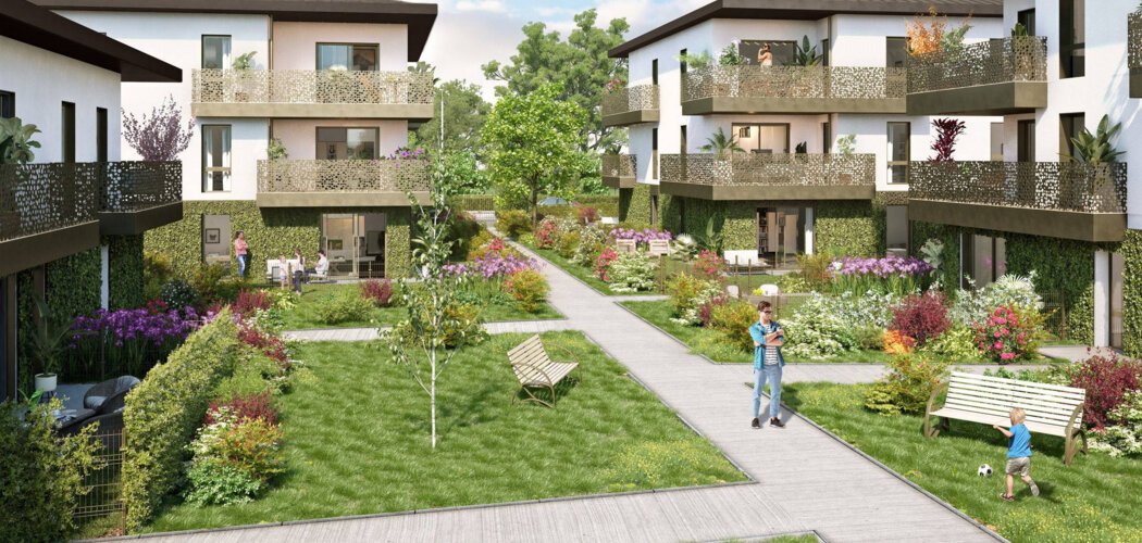 Programme immobilier neuf La Réserve - PESSAC (33) - Pessac : Appartements T2–T4 avec balcons, jardins et RT2012 à 10 min de la Forêt du Bourgailh (33600) - Référence : 14251