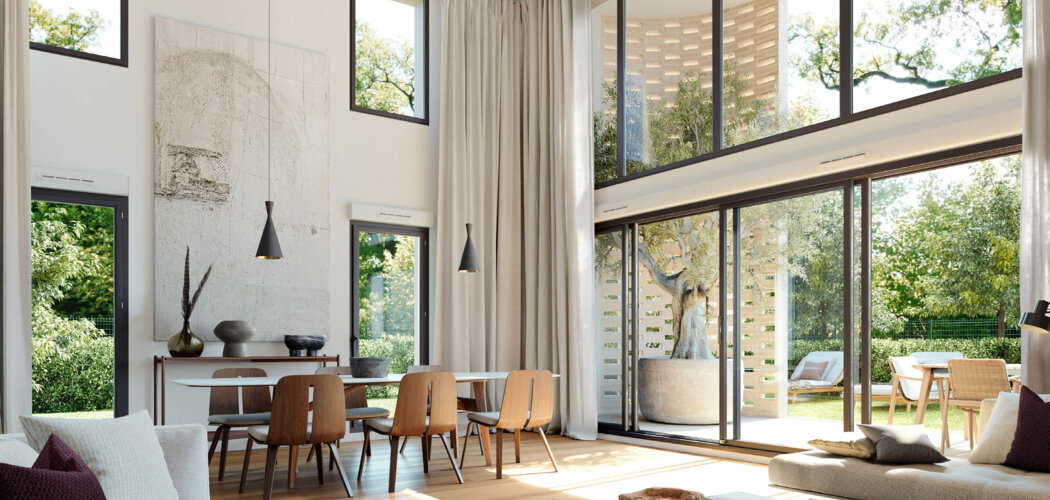Programme immobilier neuf Les Jardins de Célan - Pessac : Appartements T2–T5 avec terrasses, jardin commun et proximité emplacement arboré (33600) - Référence : 14621
