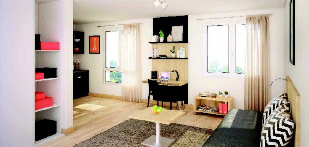 Programme immobilier neuf Résidence La Boëtie - Pessac : résidence de services du studio au 2 pièces au cœur du campus (33600) - Référence : 8171