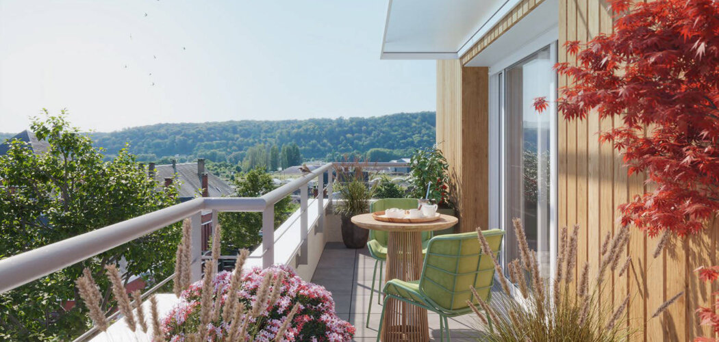 Programme immobilier neuf Résidence Lorine - Petit-Couronne centre-ville près des bords de Seine (76650) - Référence : 11485