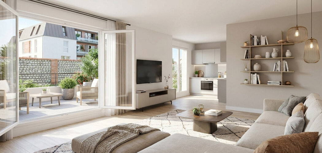 Programme immobilier neuf RésidenceAristide - Petit-Couronne proche Rouen dans un cadre calme et pratique (76650) - Référence : 17424
