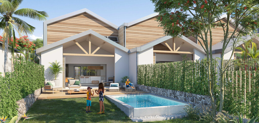 Programme immobilier neuf LE DOMAINE DU GRAND BLEU - Petite-Île aux portes de Saint-Pierre (97429) - Référence : 12133