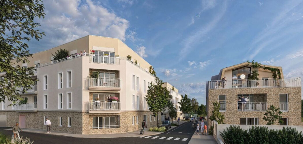 Programme immobilier neuf Côté Village - Pierrelaye résidence proche Transilien H et RER C (95480) - Référence : 17489