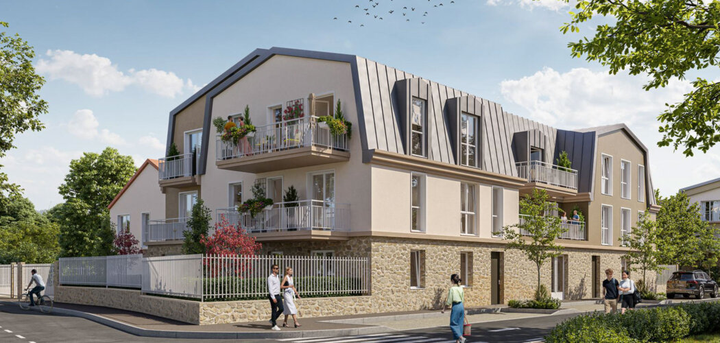 Programme immobilier neuf Côté Village - Pierrelaye résidence proche Transilien H et RER C (95480) - Référence : 17489