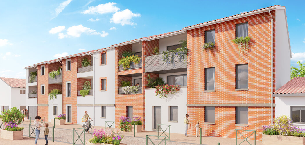 Programme immobilier neuf RÉSIDENCE NEVADA - Pins-Justaret : appartements neufs du 2 au 4 pièces en centre-ville (31860) - Référence : 14821