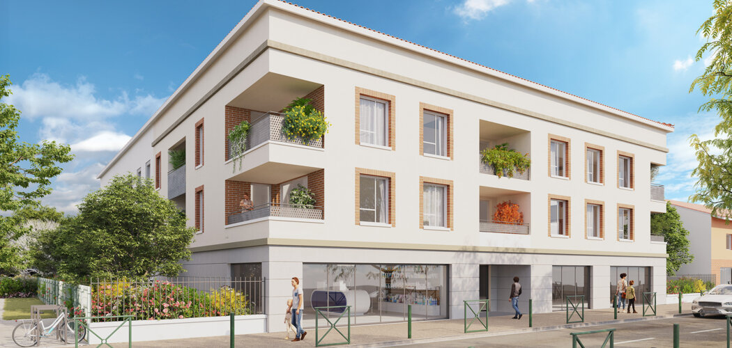 Programme immobilier neuf RÉSIDENCE NEVADA - Pins-Justaret : appartements neufs du 2 au 4 pièces en centre-ville (31860) - Référence : 14821