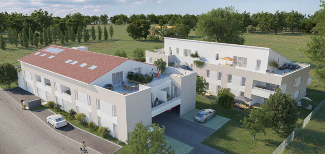 Programme immobilier neuf HORIZON -  Pins-Justaret : logements neufs du 2 au 4 pièces proche de la médiathèque (31860) - Référence : 14822