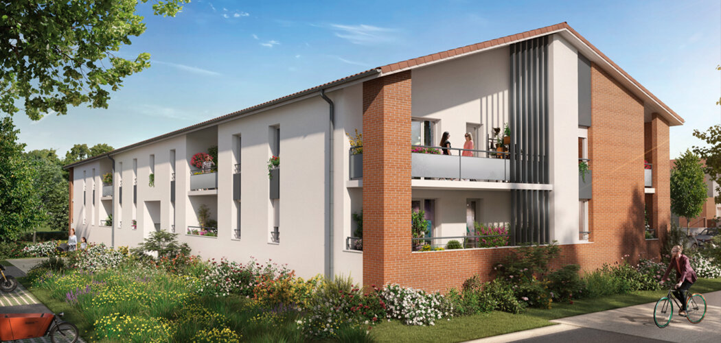 Programme immobilier neuf Résidence Terra Flora - Pinsaguel : appartements et maisons neuves à moins d’1 km des commerces (31120) - Référence : 14850