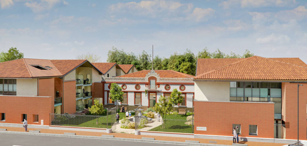 Programme immobilier neuf LES JARDINS D'ARCADIE - Plaisance-du-Touch résidence séniors réhabilitée proche lac (31830) - Référence : 12563