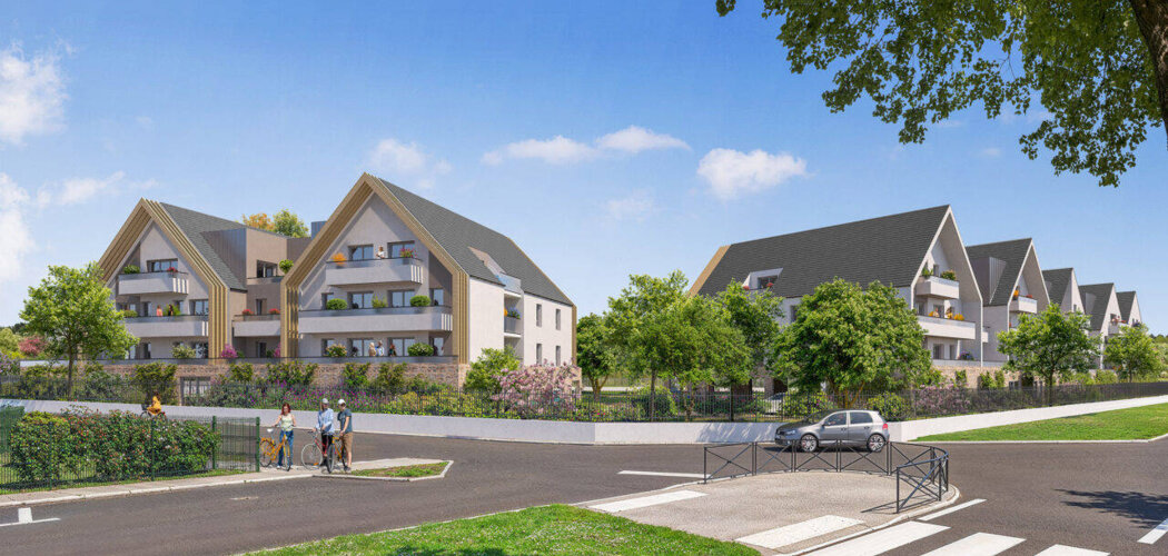 Programme immobilier neuf Les Jardins d'Apolline - Plaisir à proximité en bus du Transilien N (78370) - Référence : 16295