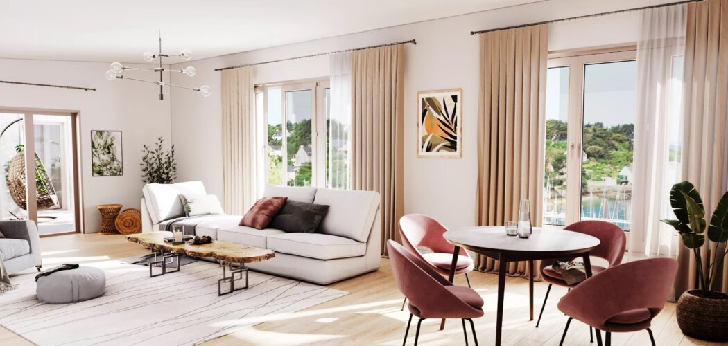 Programme immobilier neuf LA FLOTTILLE - Pléneuf-Val-André : Appartements T2–T5 avec terrasses, parking sécurisé et proximité bord de mer (22370) - Référence : 14677