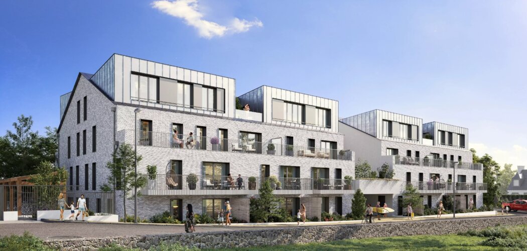 Programme immobilier neuf LA FLOTTILLE - Pléneuf-Val-André : Appartements T2–T5 avec terrasses, parking sécurisé et proximité bord de mer (22370) - Référence : 14677