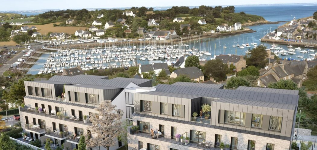 Programme immobilier neuf LA FLOTTILLE - Pléneuf-Val-André : Appartements T2–T5 avec terrasses, parking sécurisé et proximité bord de mer (22370) - Référence : 14677