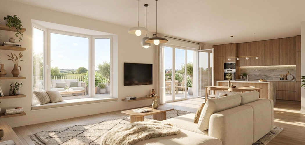 Programme immobilier neuf Newenn - Plérin appartements lumineux à 10 min des plages bretonnes (22190) - Référence : 17503