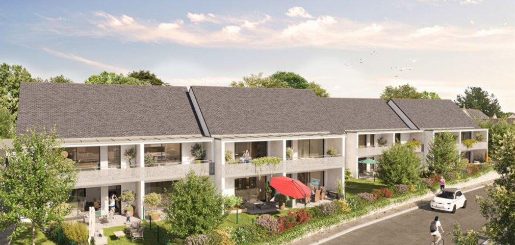 Programme immobilier neuf Le Clos Nicolazic - Pluneret : appartements neufs en centre-ville, à 7 min d’Auray, balcons et terrasses (56400) - Référence : 10964
